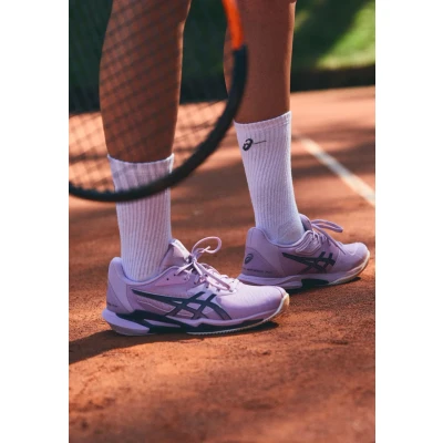 Afbeelding van Asics Solution Speed FF 3 CLAY Tennisschoenen voor kleibanen, Dames, Maat: 37.5, Light ube/indigo fog Kunststof/ textiel