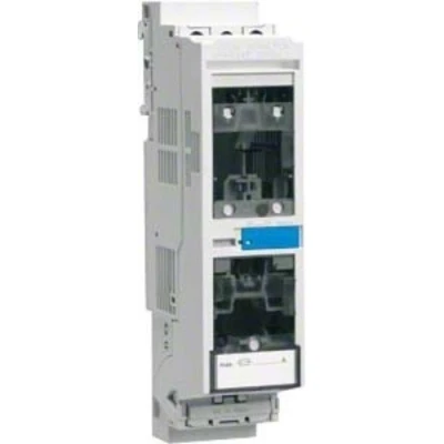 Afbeelding van Hager mespatroonlastscheider nh000 voor montageplaat 100a 690v schroefbevestiging ip3x lt0050
