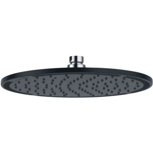 Afbeelding van Kludi a qa hoofddouche rond 25cm met kogelgewricht zonder douchearm mat zwart 643258700 6432587 00