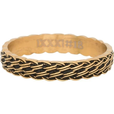 Afbeelding van Lucky knot iXXXi Vulring 4 mm SALE 17 / Gold fill in black
