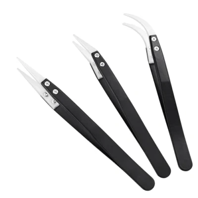 Afbeelding van MMOBIEL 3 Stuks Set Keramische Punt Soldeerpincet Hittebestendig 1600 C/3000 F