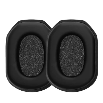 Afbeelding van kwmobile 2x oorkussens compatibel met Walker&#039;s Razor Earpads voor koptelefoon Kunstleer en schuim in zwart