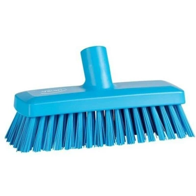 Afbeelding van Vikan Compacte Luiwagen Kop met Schuin geplaatste Harde Vezels 22cm Blauw