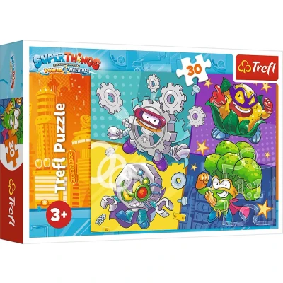 Afbeelding van Trefl, Puzzel, Super Dingen, 30 Elementen, Superhelden, voor kinderen vanaf 3 jaar
