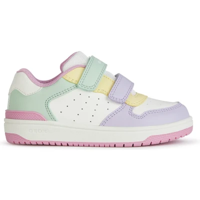 Afbeelding van Geox J45HXB Kinderen Lage schoenen Kleur: Wit/beige Maat: 28
