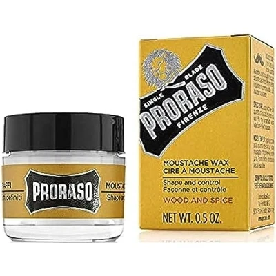 Afbeelding van Proraso Moustache Wax Shape &amp; Control Wood Spice