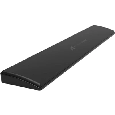 Afbeelding van Ergonomische polssteun voor 104 toetsen Volledig toetsenbord Antislip rubberen voetjes met traagschuim Polskussenondersteuning computer Laptop Uren comfortabel typen Werken Gaming 16,9 * 2,8 0,8 inch (zwart)