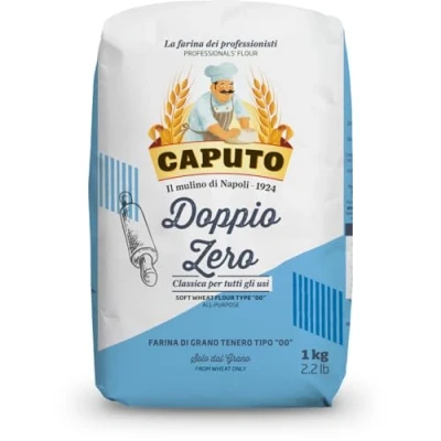Afbeelding van Pizzabloem 00 Caputo Classica Doppio Zero 1 kg Italiaans pizzameel type