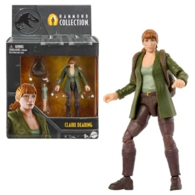 Afbeelding van Mattel Jurassic World HTV61 Claire Dearing Hammond Collection Het verwoeste koninkrijk, 9,5 cm grote actiefiguur om te verzamelen, speelgoed voor kinderen vanaf 8 jaar