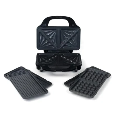 Afbeelding van Petra XL Snack Maker 3 in 1 Non Stick Waffle Toastie Sandwich Panini
