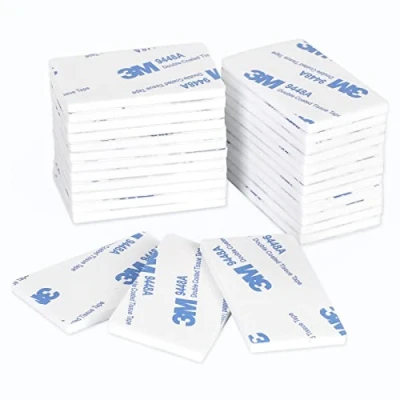 Afbeelding van ZISMA Dubbelzijdige Sticky Pads 50 Stks Heavy Duty Sterke Montage Zelfklevende Witte Schuimband Waterdichte Rechthoek (50mm x 30mm)
