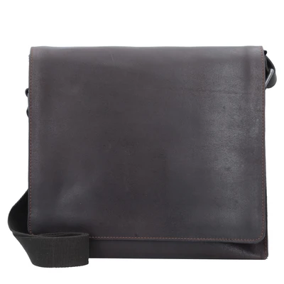 Afbeelding van Leonhard Heyden Dakota Shoulder Bag M brown Herentas Leren tas