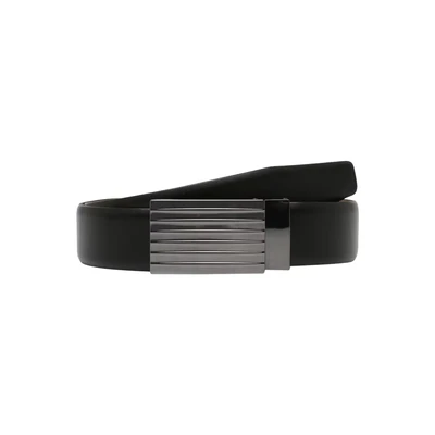 Afbeelding van Vanzetti Leren Riem 35mm Leather Belt W80 Black Zwart