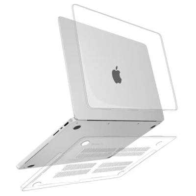 Afbeelding van ZYB Hoes Case voor MacBook Pro 16 Inch 2023 2021 met M3 M2 M1 Pro/Max Model A2991 A2780 A2485, Plastic Slanke Glanzende Harde Beschermhoes, Kristalhelder