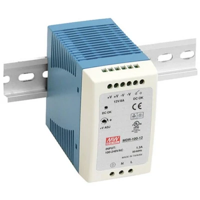 Afbeelding van Mean Well MDR 100 12 DIN rail voeding (DIN rail) V/DC 7,5 A 90 W 1 x