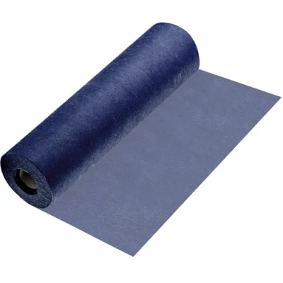 Afbeelding van 100%Mosel tafelloper vlieseline in nachtblauw (30 cm x 25 m), elegante tafeldecoratie voor verjaardagen en bruiloften, kleurrijke versiering speciale gelegenheden