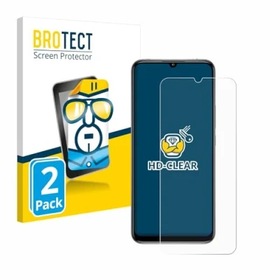 Afbeelding van BROTECT Screenprotector voor Xiaomi Mi 10 Lite Folie Beschermfolie transparant (2 Stuks)
