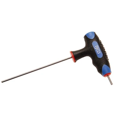 Afbeelding van BGS 4010 1 Schroevendraaier met T greep en zijlemmet inbus 2 mm