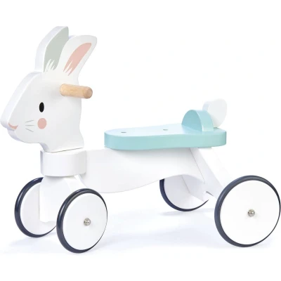 Afbeelding van Tender Leaf Toys Houten speelgoed loopfiets konijn