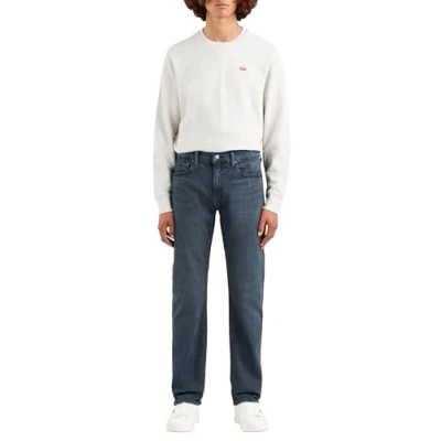 Afbeelding van Levi&#039;s heren 502 tapered jeans met donkere wassing in de kleur Indigo, maat: W32/L32