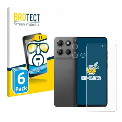 Afbeelding van BROTECT Screenprotector voor Motorola Moto G15 Power (Voor+Camera) Folie Beschermfolie transparant (6 Stuks)