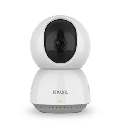 Afbeelding van KAWA Babyfoon, 2K indoor beveiligingscamera, 2,4 G wifi, 360 IP camera&#039;s voor huisveiligheid, huisdiercamera, 2 weg audio, nachtzicht, bewegingsdetectie, cloud/TF kaartgeheugen, werkt met Alexa A7