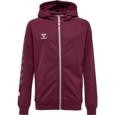 Afbeelding van Hummel MOVE GRID ZIP Sweater met rits voor kinderen, Maat: 164, Grape wine
