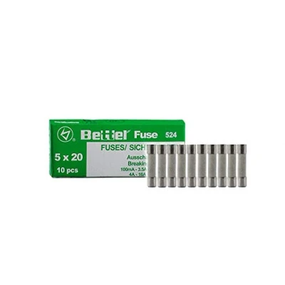 Afbeelding van Set van 10 keramische zekeringen A drage 5 x 20 mm