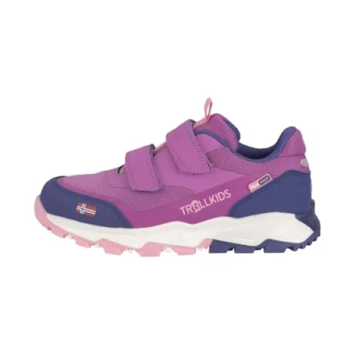Afbeelding van Trollkids Kinderen waterdichte wandelschoen prijkestolen, Malvenpink Violet Blauw Roze, 39 EU