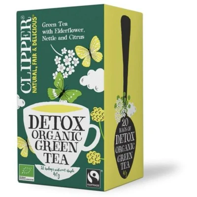 Afbeelding van 3x Clipper Thee Detox Green Tea 20 stuks