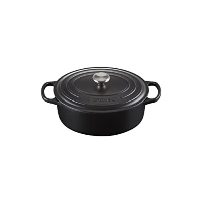 Afbeelding van Braadpan Le Creuset Signature Ovaal Mat Zwart 27 cm