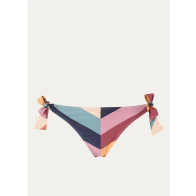 Afbeelding van Barts dames Corangs tanga bikinislip met colour blocking in de kleur Paars, maat: 38