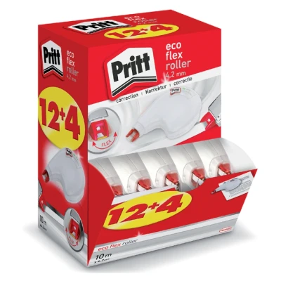 Afbeelding van Correctieroller Pritt 4.2mmx10m eco flex valuepack à 12+4 gratis