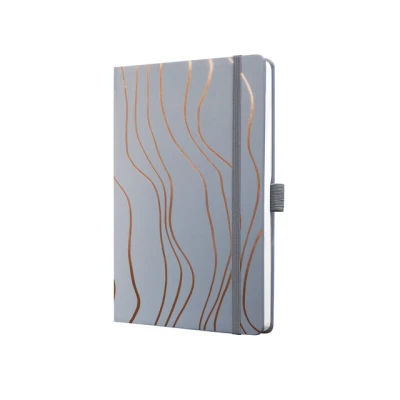 Afbeelding van Sigel notitieboek Jolie A5 hardcover 174 pagina&#039;s 80 grams lijn Grey Meringue SI JN351