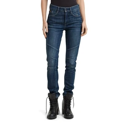 Afbeelding van G STAR ACE 2.0 Biker Slim fit jeans, Dames, Maat: 31x30, Worn in blizzard