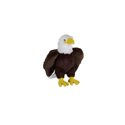 Afbeelding van Wild Republic Cuddlekins Eco Bald Eagle, gevuld dier, 30,5 cm, pluche speelgoed, vulling is gesponnen gerecyclede waterflessen, milieuvriendelijk