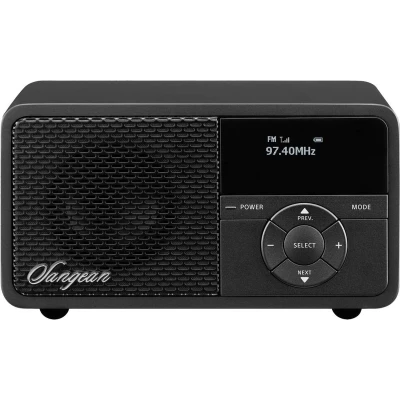Afbeelding van Sangean DDR 7X Black DAB+/FM RDS oplaadbare mini radio zwart met bluetooth en aux