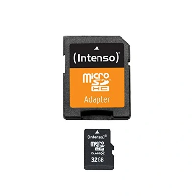 Afbeelding van Intenso Micro Sdhc 32Gb Class 4 Geheugenkaart Incl. Sd Adapter