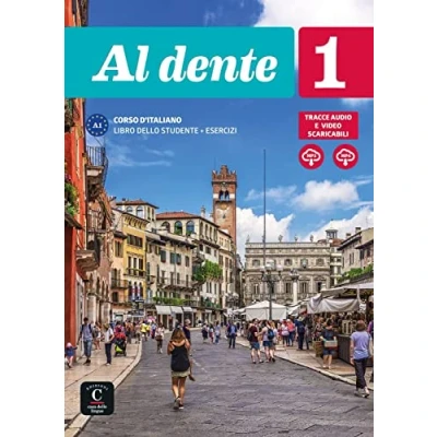 Afbeelding van Al dente 1 (A1). Internationale Ausgabe. Libro dello studente + esercizi CD DVD: e degli con audio video