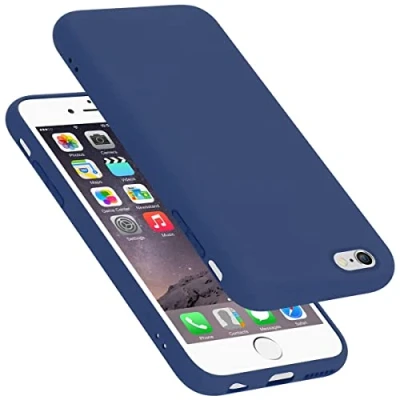 Afbeelding van Cadorabo Hoesje geschikt voor Apple iPhone 6 PLUS / 6S Case in LIQUID BLAUW Beschermhoes TPU silicone Cover