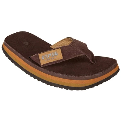 Afbeelding van Cool Shoe Corp Original 2Lux Chestnut 41 42 EU Luxe Herenteenslippers Ultiem Comfort en Stijl Rocking Chair Sole