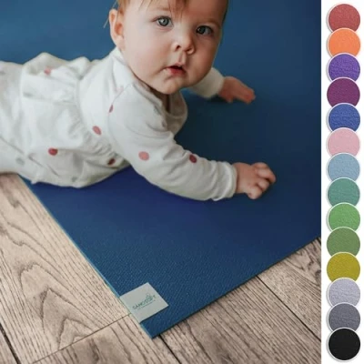 Afbeelding van Sanosoft® Kruipmat, gemaakt in Duitsland, Öko Tex, antislip, 180 x cm, blauw