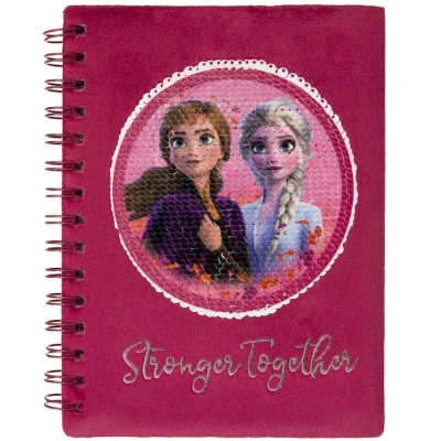 Afbeelding van Undercover Notitieboek A5 Frozen met Pailletten