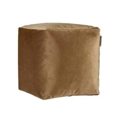 Afbeelding van Poef Fluweel Bruin 30 x cm (4 Stuks)