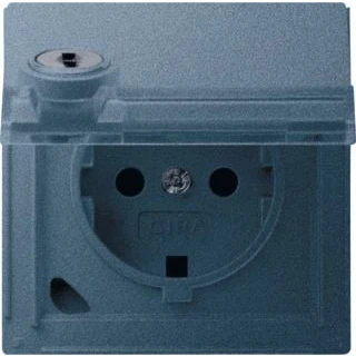 Afbeelding van Gira TX_44 wandcontactdoos randaarde 16A 250V antraciet met