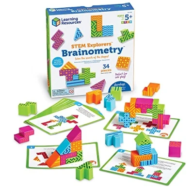 Afbeelding van Learning Resources STEM Explorers Brainometrie 3D Puzzel Spel 34 Stuk Set