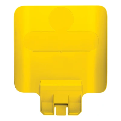 Afbeelding van Paneel Rubbermaid Slim Jim Recyclestation voor label geel