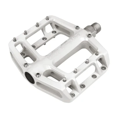 Afbeelding van NC 17 Sudpin I Pro aluminium platform pedalen/fietspedalen MTB/mountainbike pedaal/BMX pedaal/kogellagers + Cr Mo as/inclusief reservepinnen, wit