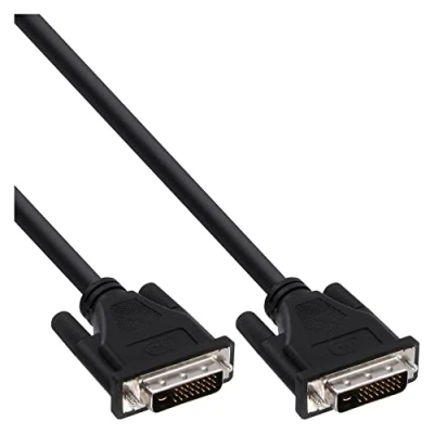 Afbeelding van InLine® DVI D kabel, digitaal 24+1 stekker/stekker, Dual Link, 5m