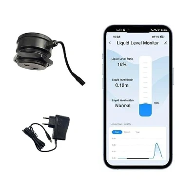 Afbeelding van EPTTECH Intelligent TLC2206 WiFi Water Tank Liquid Monitor Indicator Controle Externe watervoorziening TUYA Detector